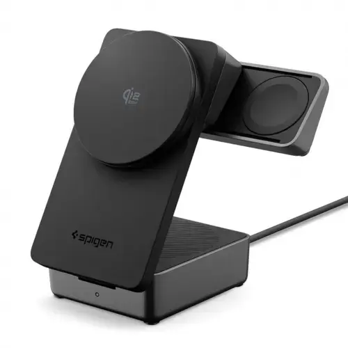 Incarcator Wireless Spigen EF323MQ ACH10398 Essential 3in1, 25W (Negru)