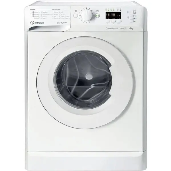INDESIT Mașină de spălat Indesit MTWSA 61294 W PL, 6kg, 1200 rpm, Control echilibrare încărcătură, Alb