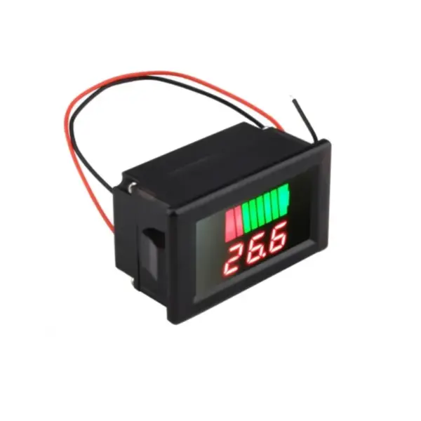 Indicator baterie 12V-60V pentru vehicule electrice, afisaj LED
