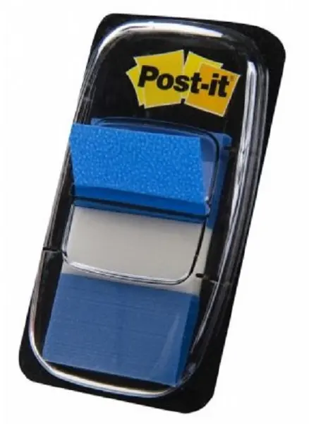 Indici autoadezivi Post-it 680-2 - Albastri, 2.5 х 4.3 cm, 50 buc.