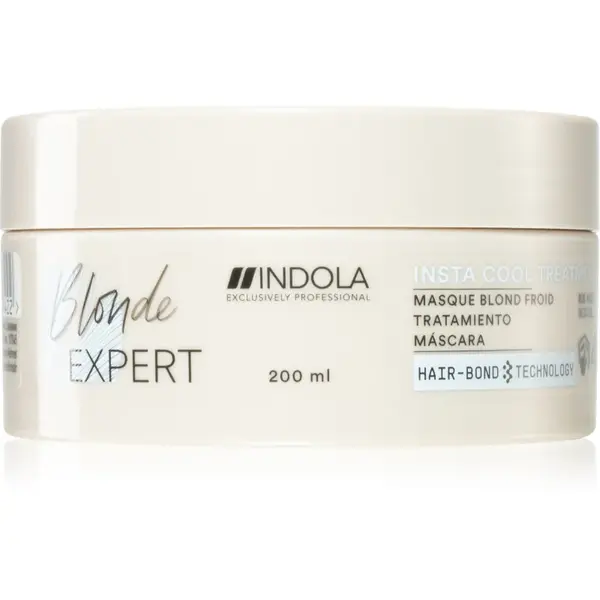 Indola Blond Expert Insta Cool masca de par hranitoare pentru nuante inchise de blond 200 ml
