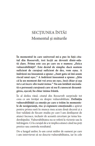 Indrazneste sa conduci | Brene Brown