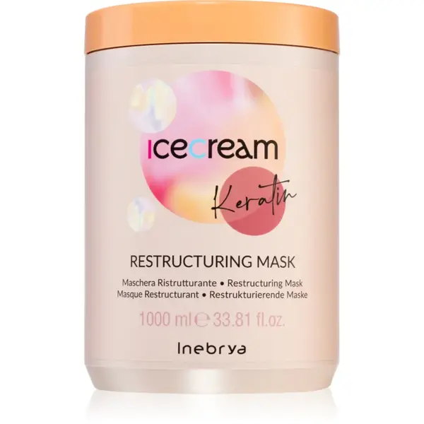 Inebrya Keratin Restructuring Mask masca revitalizanta cu keratina 1000 ml