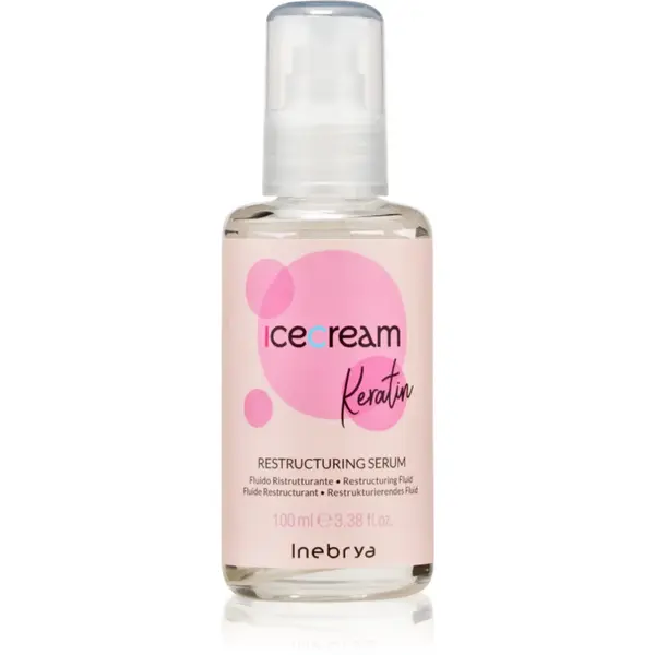 Inebrya Keratin Restructuring Serum ser regenerator pentru păr s keratinem 100 ml