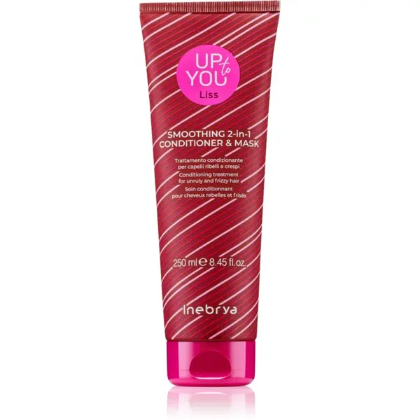 Inebrya Up To You Liss Smoothing 2-in-1 Mask & Conditioner tratament pentru netezire pentru păr 2in1 250 ml