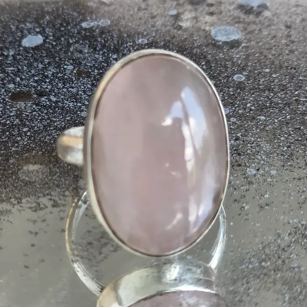 Inel argint cuart roz | ROSE 4