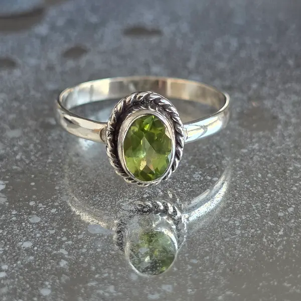 Inel argint peridot | AURA