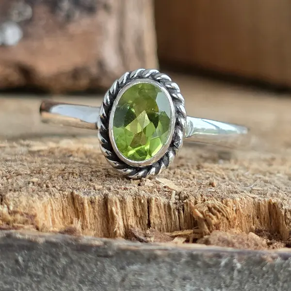 Inel argint peridot | AURA