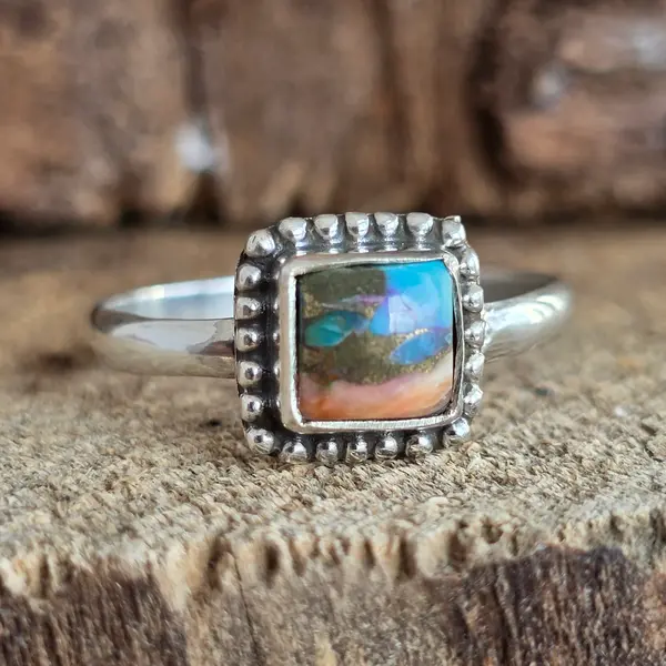 Inel argint spiny oyster | Model 5