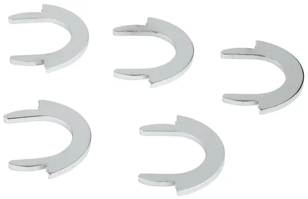 Inel blocaj Grohe 0485300M, pentur baterie cu pipa pivotanta, 5 bucati, metalic