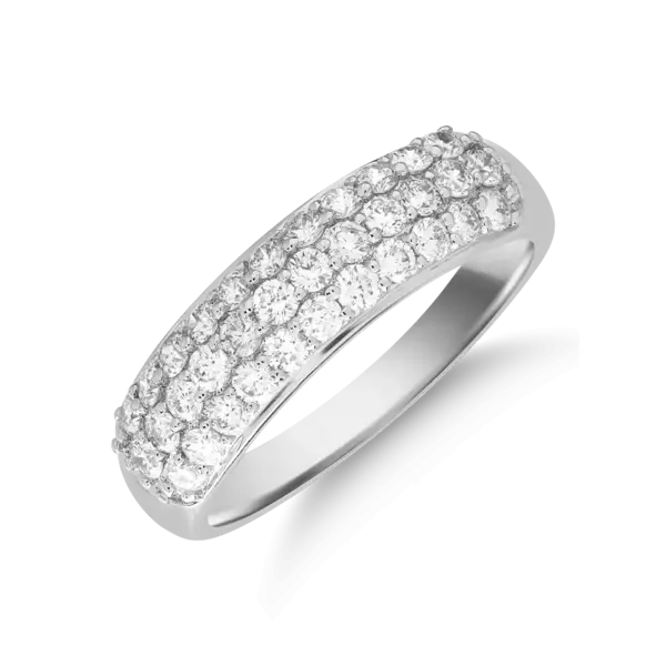 Inel din aur alb cu diamante de 0.748ct