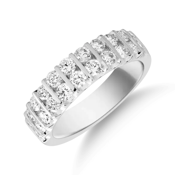 Inel din aur alb cu diamante de 1.2ct