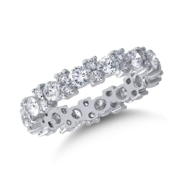Inel din aur alb cu diamante de 1.78ct
