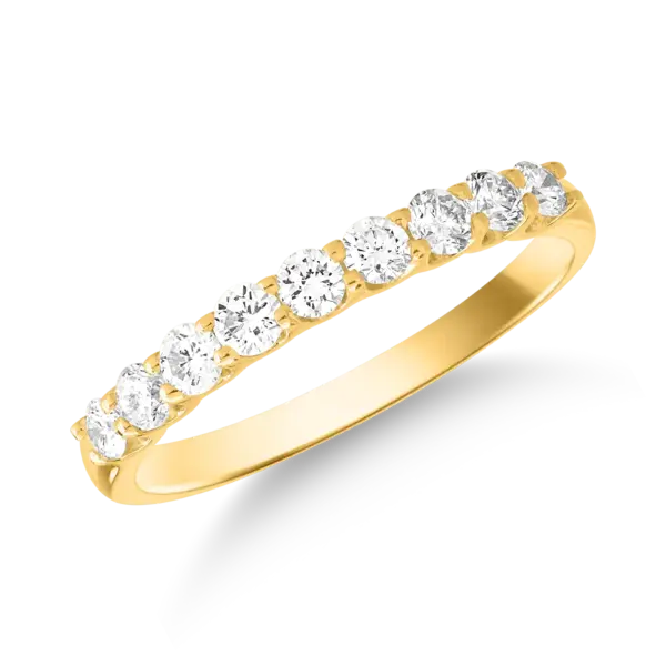 Inel din aur galben cu diamante de 0.5ct
