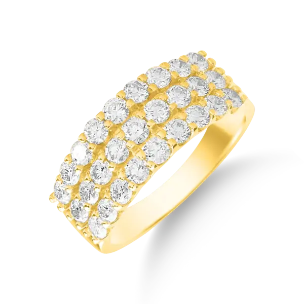 Inel din aur galben cu diamante de 1ct