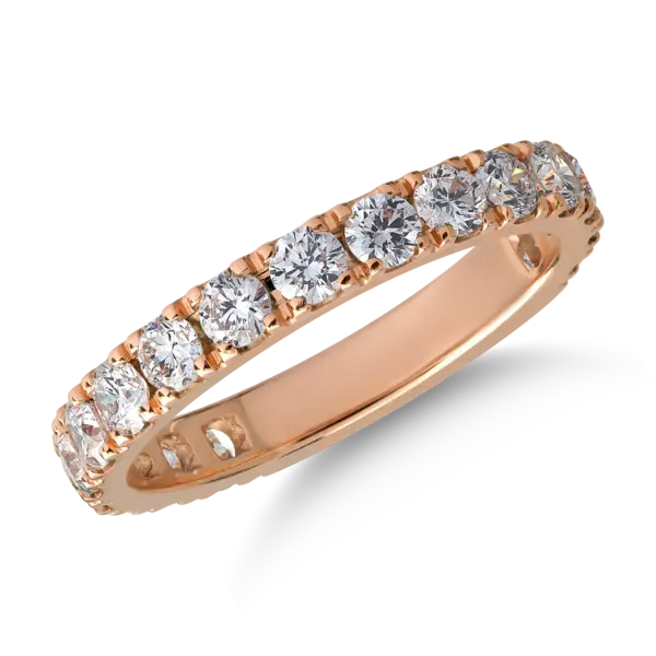 Inel din aur roz cu diamante de 1.25ct
