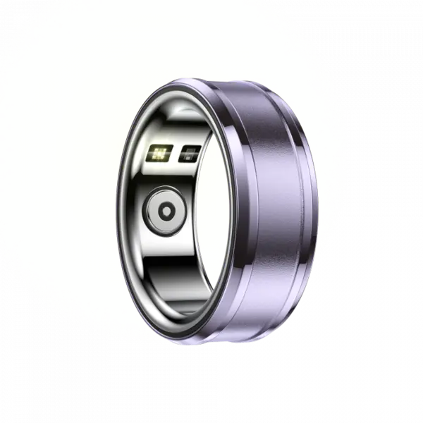Inel iSEN R3 Smart Ring Purple, HR, SpO2, Temperatura, Monitorizare somn, Multi Sport, Aplicatie dedicata: Nx RING, 18mAh, IP68