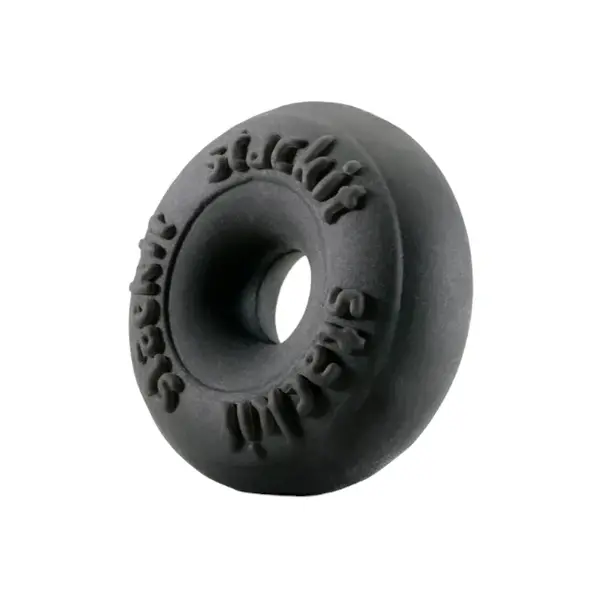Inel pentru penis PERFECT FIT StackIt, flexibil, material ultra moale TPR SilaSkin, diametru 1 cm, culoare negru