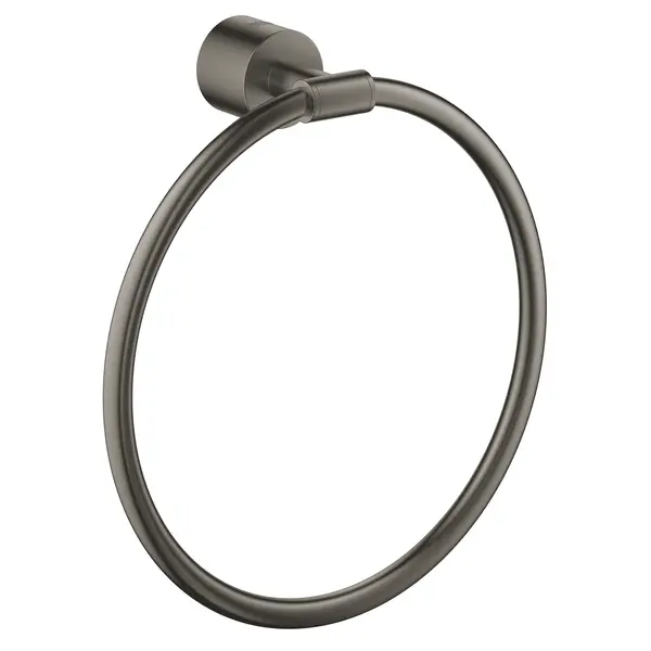 Inel prosop Grohe Atrio 40307AL3, montare pe perete, 200 mm, fixare ascunsa, pivotant, mat, Hard graphite