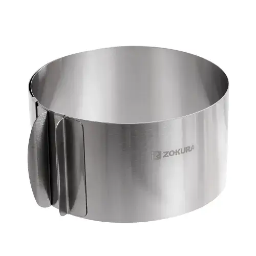 Inel reglabil tort, inox, 16/30x8,5cm - Zokura