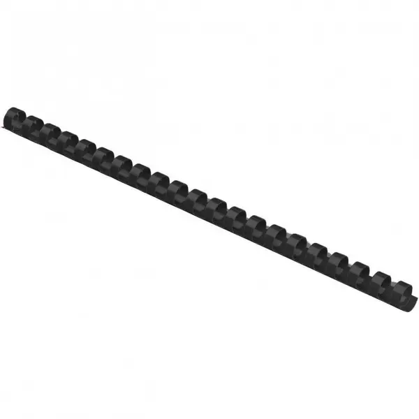 Inele plastic pentru indosariere Office Cover, 19 mm, negru, set 100 bucati