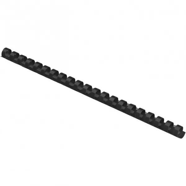 Inele plastic pentru indosariere Office Cover, 25 mm, negru, set 50 bucati