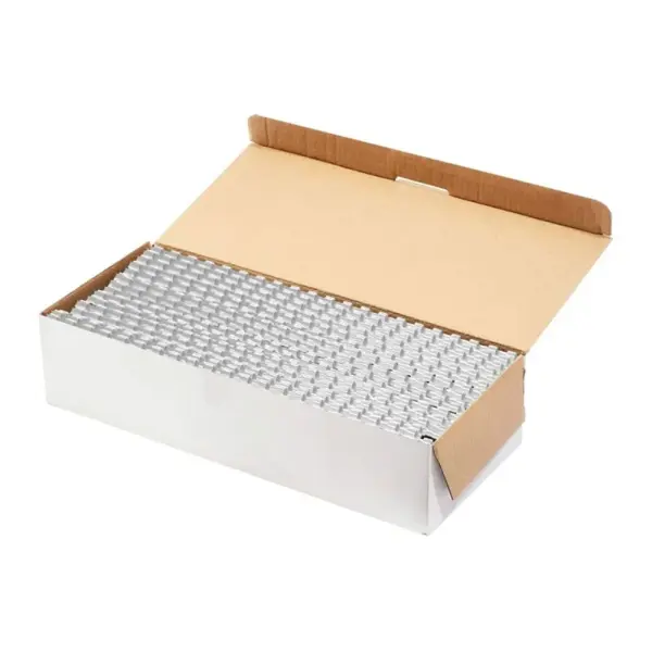 Inele plastic pentru indosariere Office Cover, 6 mm, alb, pentru organizarea documentelor