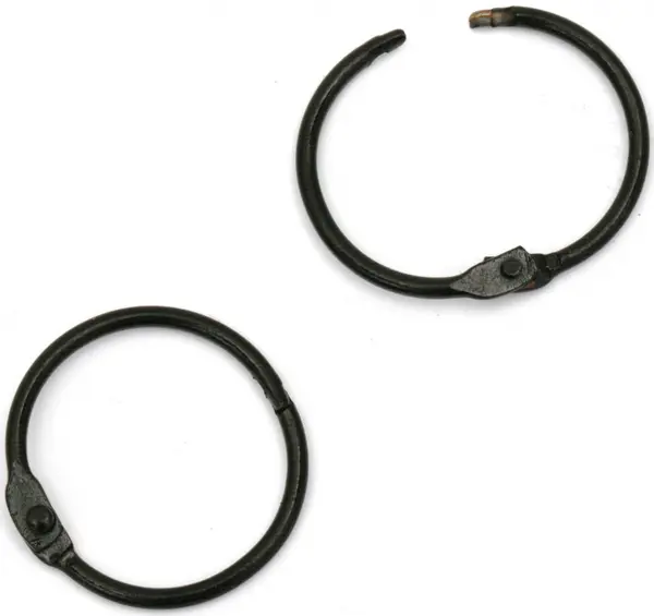 Inelul albumului Em Art - Blocabil, 3 cm, negru(4 buc)
