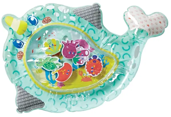 Infantino Saltea de joacă acvatică mare - Narwhal, 50,8 x 40,6 cm