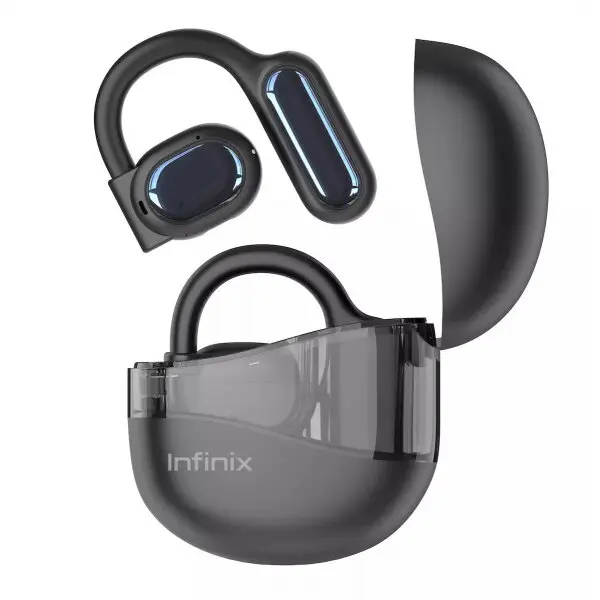 Infinix Casti Wireless Infinix XBuds 3 Loop, True Wireless, Bluetooth 5.3, 12h autonomie, Negru