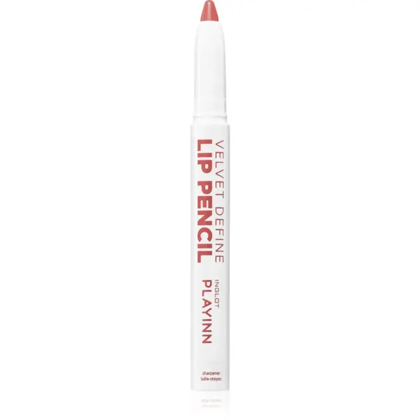 Inglot PlayInn Velvet Define Lip Pencil creion intensiv de buze culoare BLUSHING ESPRESSO 64 1.6 g