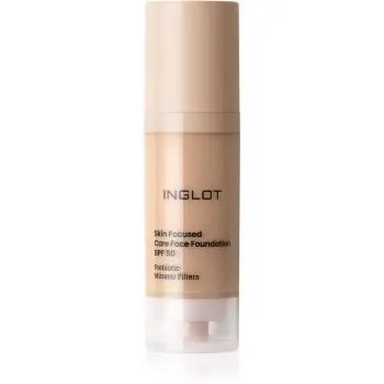 Inglot Skin Focused Care Face Foundation SPF 50 acoperire make-up SPF 50