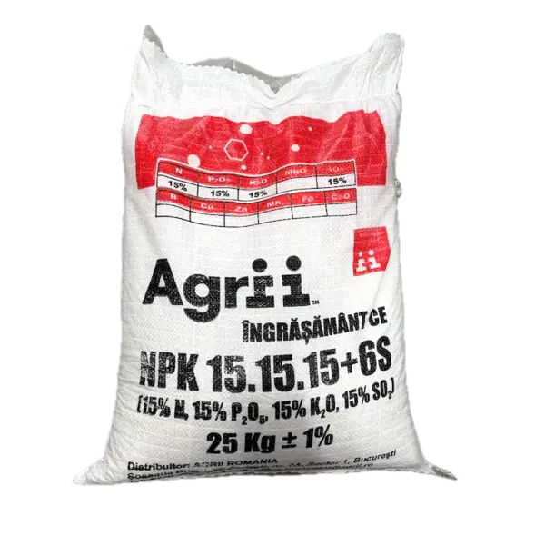 Ingrasamant complex NPK 15-15-15 +15%SO2 sac 25 kg - Default Title