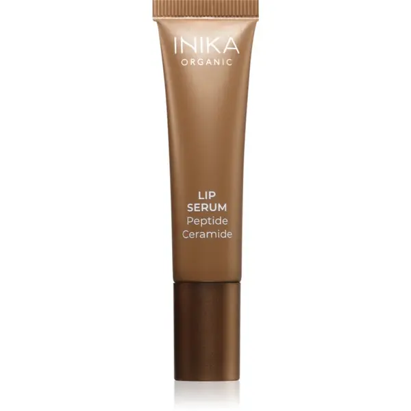 INIKA Organic Lip Serum Peptide + Ceramide ser pentru buze, cu efect de netezire cu ceramide 10 ml