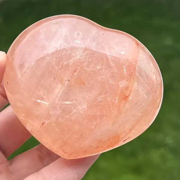 Inima cuart rosu hematoid L | Model 3