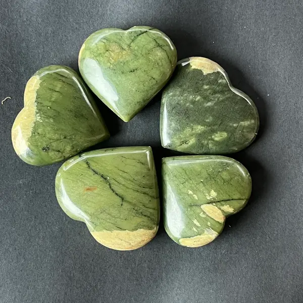 Inima jad verde, nefrit model 2