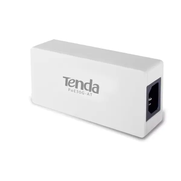 Injector PoE Gigabit Tenda TND-POE30G-AT, 30W, 2 porturi RJ45, transmisie 100m, 30W