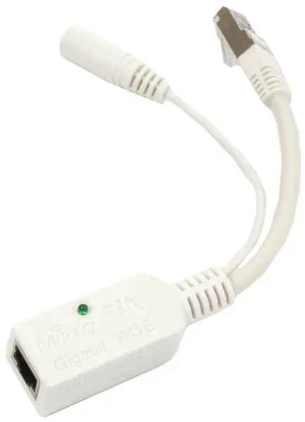 Injector PoE Mikrotik - RBGPOE, Gigabit, alb