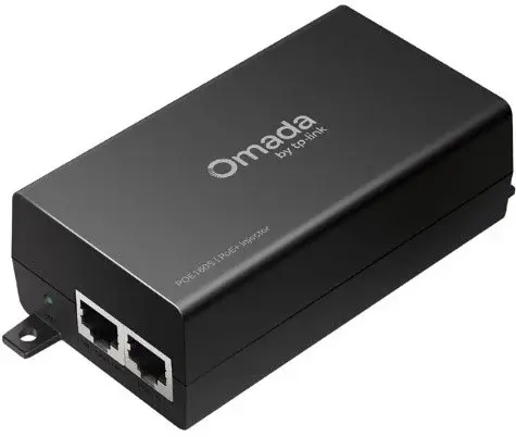 Injector PoE+ retea TP-Link Omada TL-POE160S V4, 2xGigabit, IEEE 802.3af/at, 44-57 V DC, putere 30 W