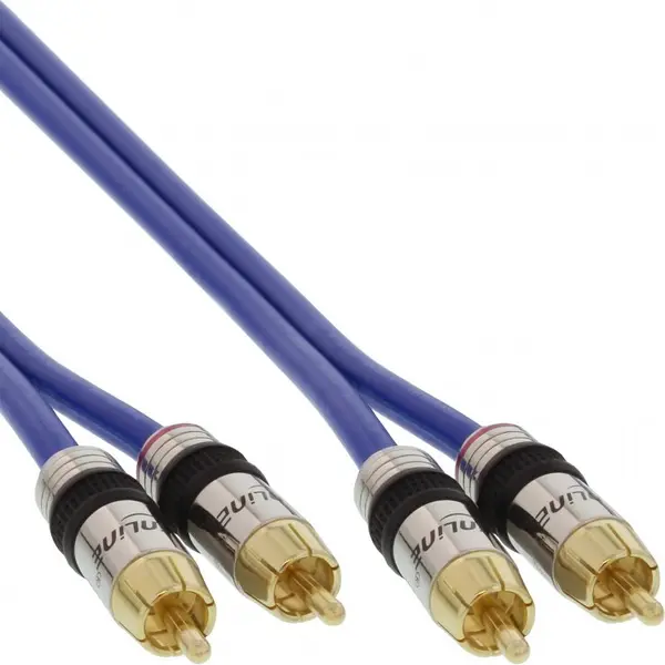 Inline Cablu audio Premium 2 x RCA la 2 x RCA T-T 30m, InLine IL89730P