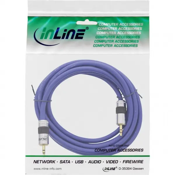 Inline Cablu audio Premium jack stereo 3.5mm T-T 20m, InLine IL99957P