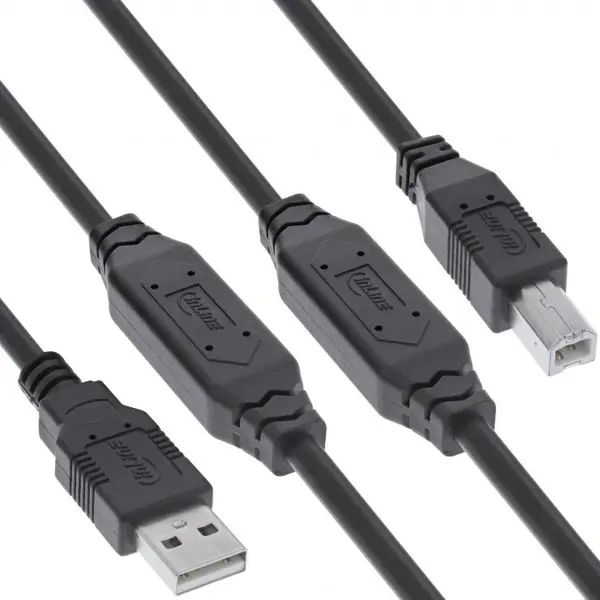 Inline Cablu de imprimanta activ USB 2.0-A la USB-B 25m, InLine IL34514A