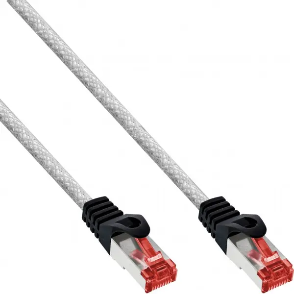 Inline Cablu de retea RJ45 S/FTP PiMF Cat.6 50m Transparent, InLine IL76455T