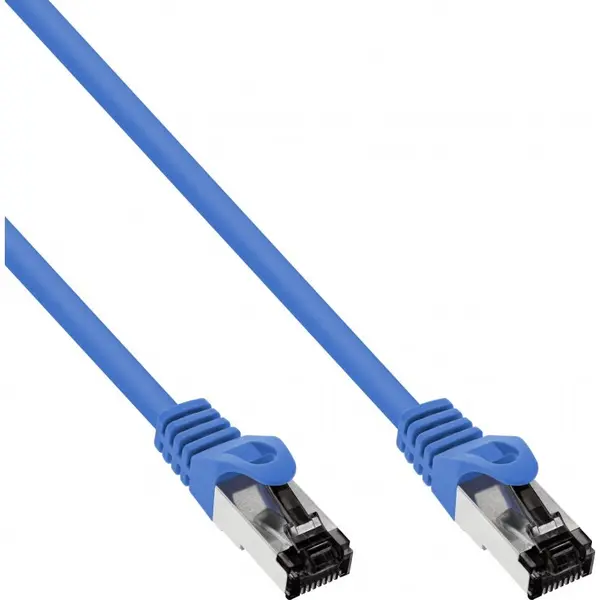 Inline Cablu de retea RJ45 S/FTP PiMF Cat.8.1 LSOH 15m Albastru, InLine IL78815B