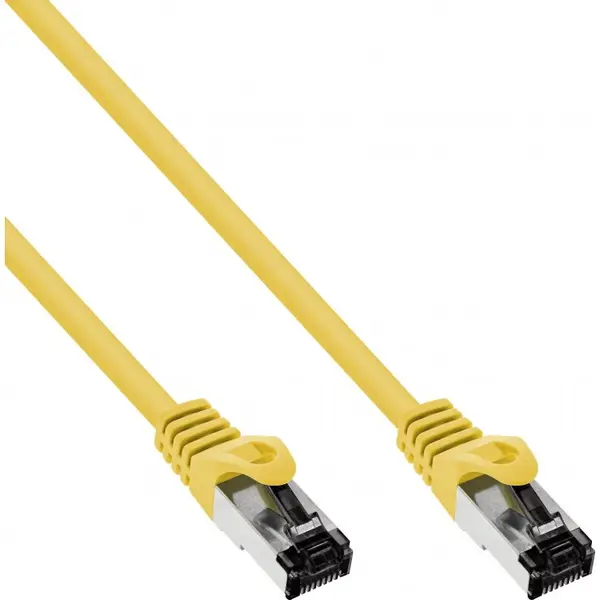 Inline Cablu de retea RJ45 S/FTP PiMF Cat.8.1 LSOH 15m Galben, InLine IL78815Y
