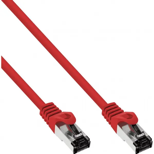 Inline Cablu de retea RJ45 S/FTP PiMF Cat.8.1 LSOH 15m Rosu, InLine IL78815R