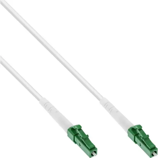 Inline Cablu fibra optica Simplex FTTH LC/APC la LC/APC OS2 50m, InLine IL88250