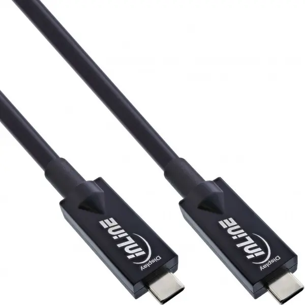 Inline Cablu USB 3.2 Gen2 type C AOC 4K144Hz 60W HDR10 T-T 5m, InLine IL35795A