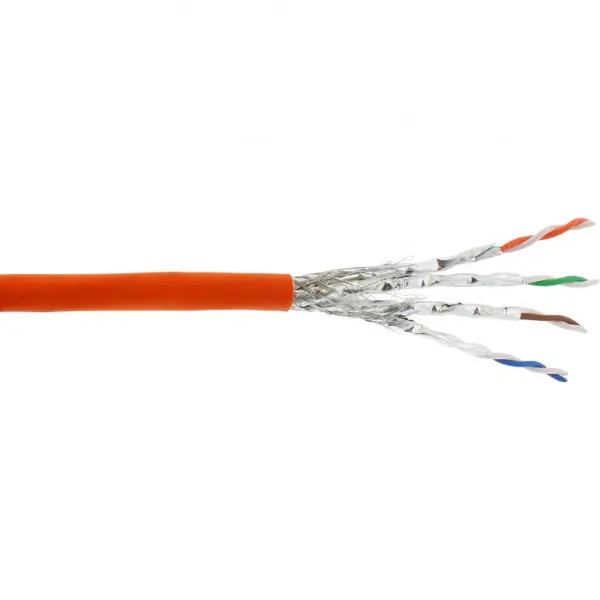Inline Rola InLine IL70100I, 100m cablu de retea RJ45 Cat.7A S/FTP PiMF LSOH, Portocaliu