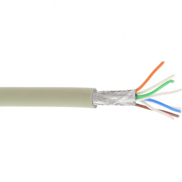 Inline Rola InLine IL76899,100m, cablu de retea RJ45 Cat. 6A S/FTP PiMF, Gri